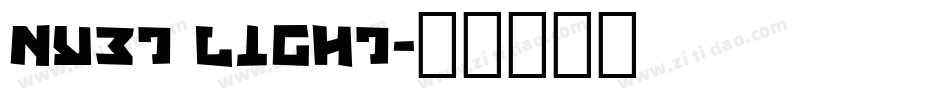 Nyet Light字体转换